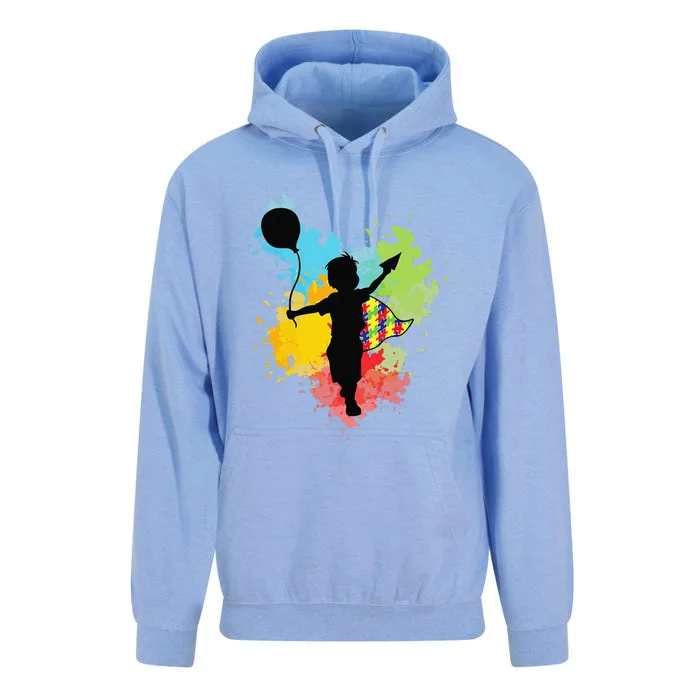 Autism Awareness Cute Colorful Artistic Unisex Surf Hoodie