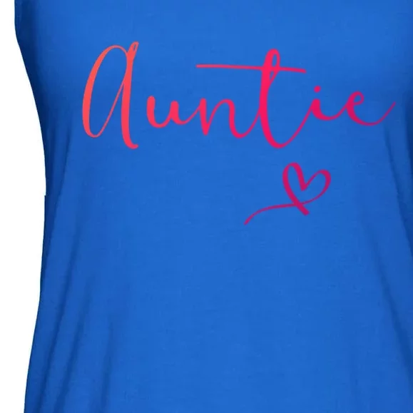 Auntie Aunt Christmas Mothers Day Birthday Nephew Gift Ladies Essential Flowy Tank