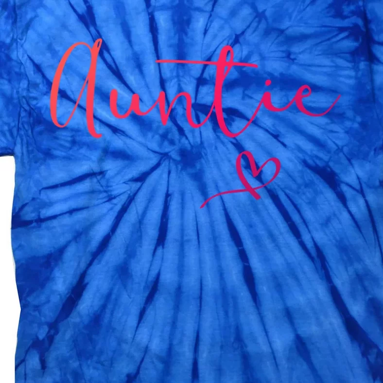 Auntie Aunt Christmas Mothers Day Birthday Nephew Gift Tie-Dye T-Shirt