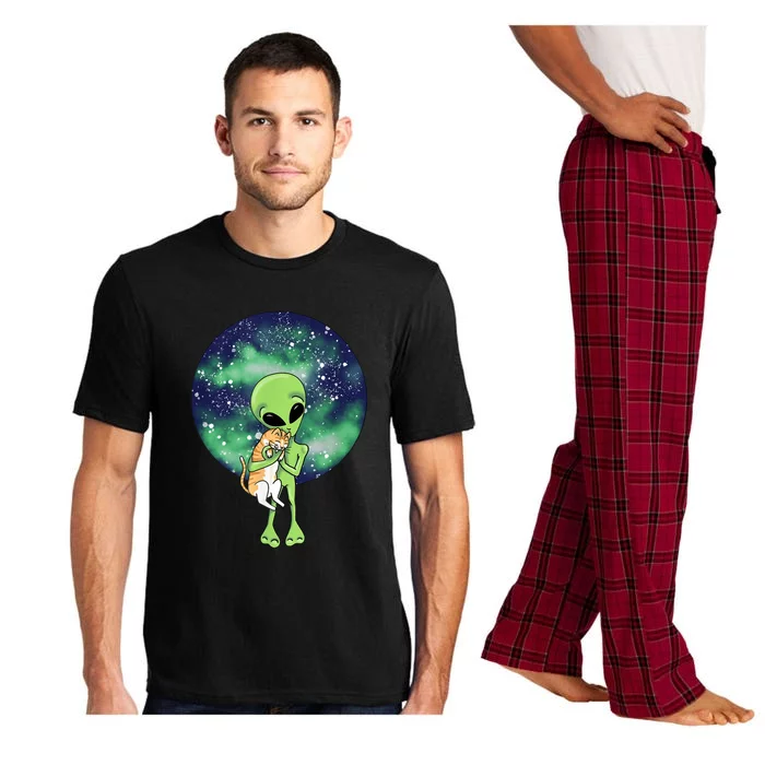 Alien And Cat Pajama Set