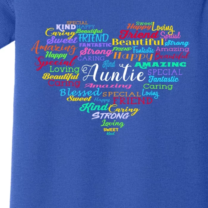 Auntie Aunt Christmas Mother's Day Birthday Nephew Gift Baby Bodysuit