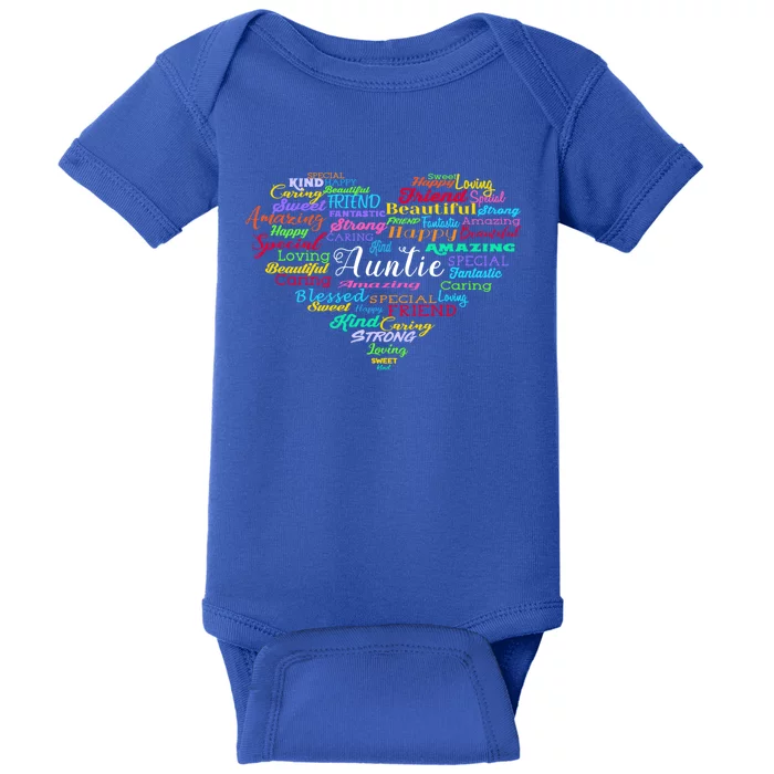 Auntie Aunt Christmas Mother's Day Birthday Nephew Gift Baby Bodysuit