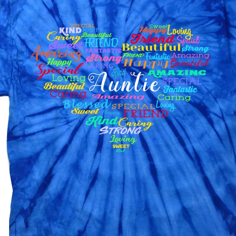 Auntie Aunt Christmas Mother's Day Birthday Nephew Gift Tie-Dye T-Shirt