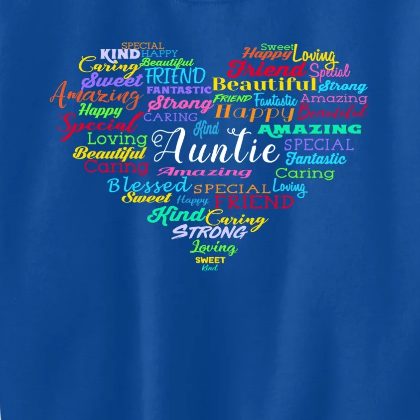 Auntie Aunt Christmas Mother's Day Birthday Nephew Gift Kids Sweatshirt