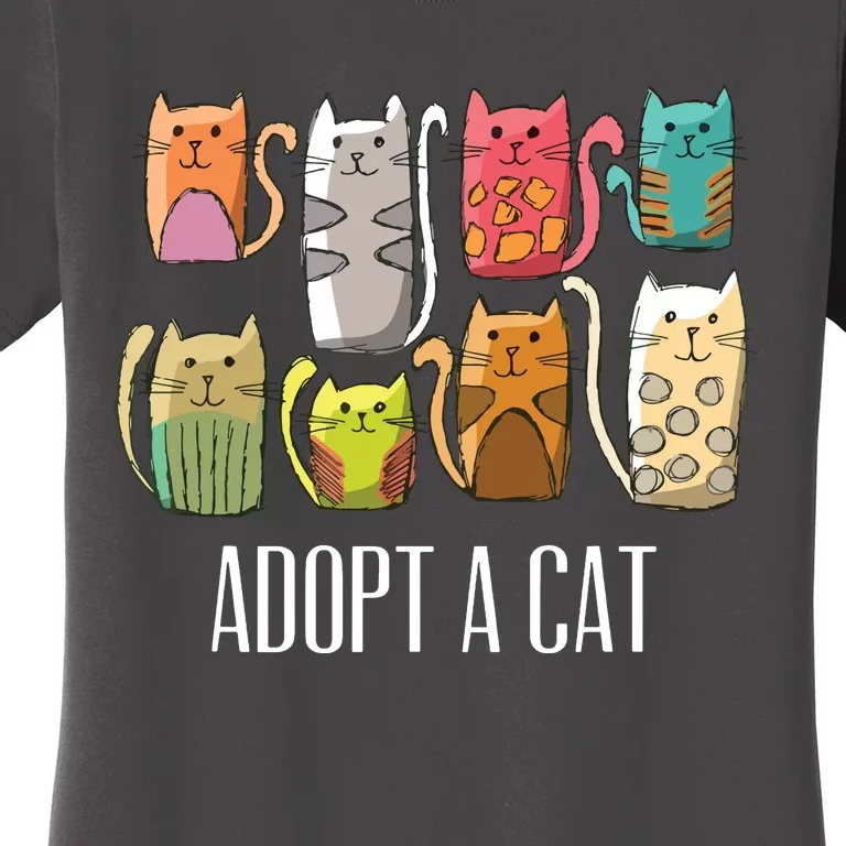 Adopt A Cat Shirts Cat Rescue Cat Adoption Women's T-Shirt