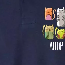 Adopt A Cat Shirts Cat Rescue Cat Adoption Softstyle Adult Sport Polo