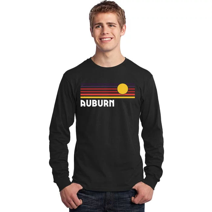 Auburn Alabama Classic Retro Vintage Style Sunset City Tall Long Sleeve T-Shirt