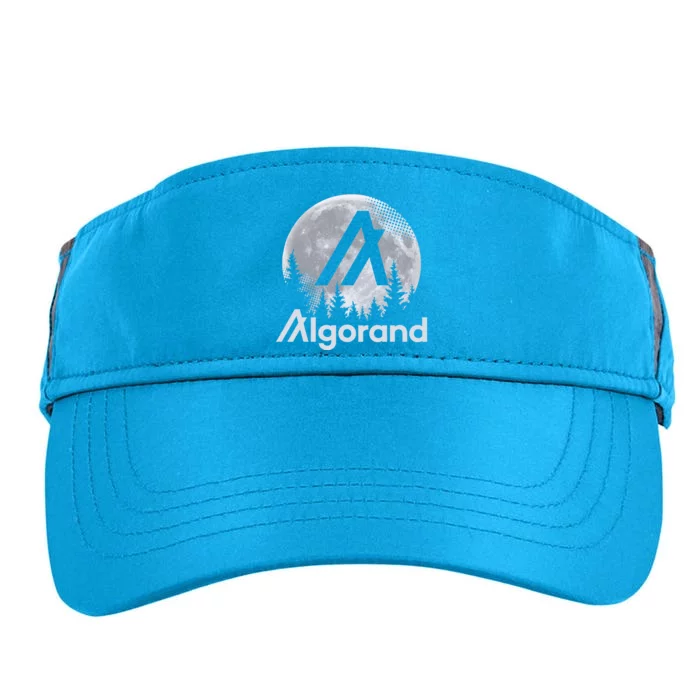 Algorand ALGO Coin Cryptocurrency Wilderness Full Moon Adult Drive Performance Visor