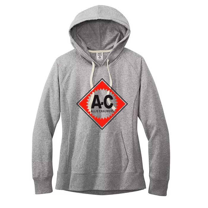 Allis And Chalmers Retro Farm Tractor Women's Fleece Hoodie