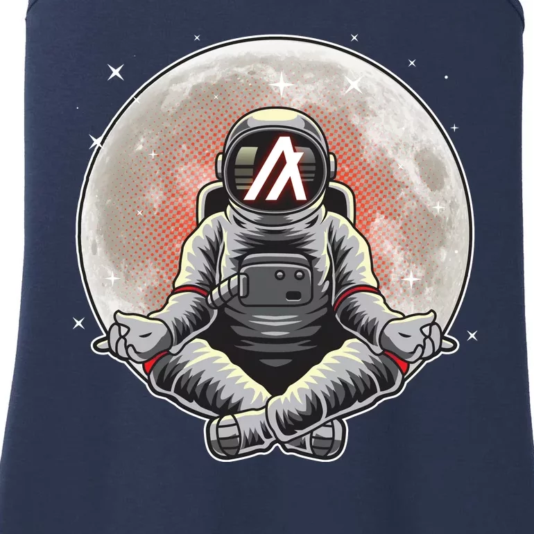 Algorand ALGO Coin Cryptocurrency Yogo Astronaut Ladies Essential Tank