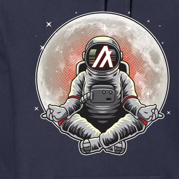 Algorand ALGO Coin Cryptocurrency Yogo Astronaut Premium Hoodie