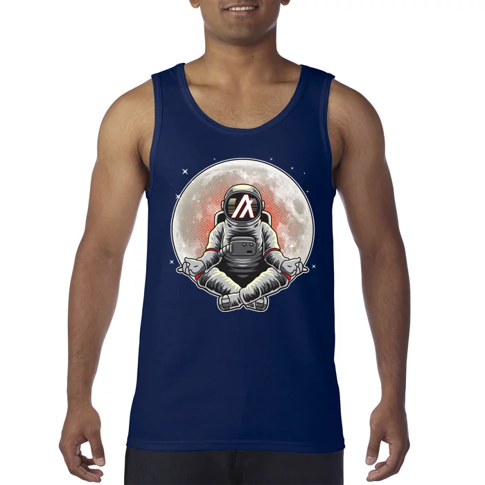 Algorand ALGO Coin Cryptocurrency Yogo Astronaut Tank Top