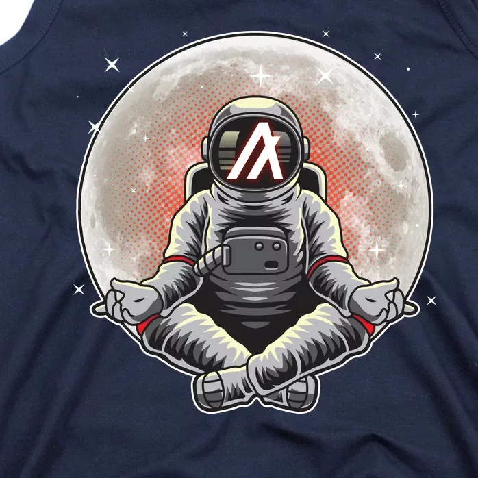 Algorand ALGO Coin Cryptocurrency Yogo Astronaut Tank Top