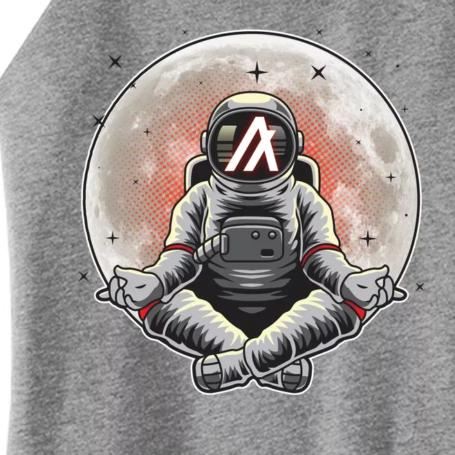 Algorand ALGO Coin Cryptocurrency Yogo Astronaut Women’s Perfect Tri Rocker Tank