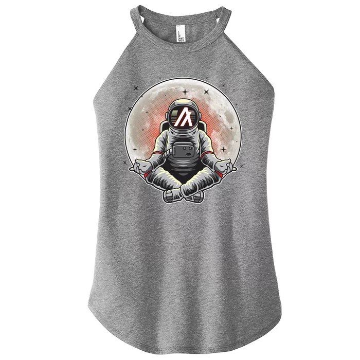 Algorand ALGO Coin Cryptocurrency Yogo Astronaut Women’s Perfect Tri Rocker Tank