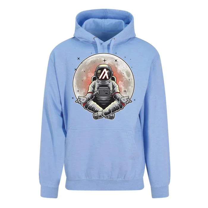 Algorand ALGO Coin Cryptocurrency Yogo Astronaut Unisex Surf Hoodie