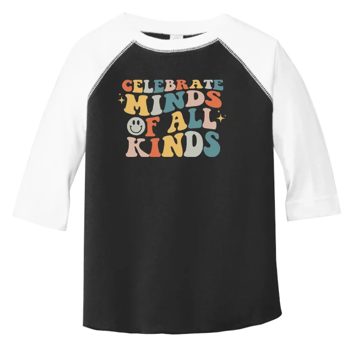 Autism Awareness Celebrate Minds Of All Kinds Neurodiversity Toddler Fine Jersey T-Shirt