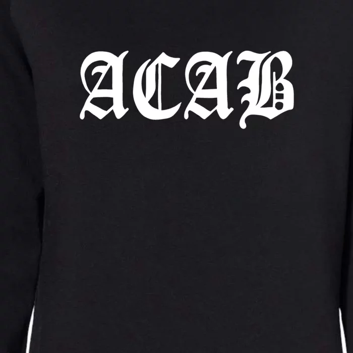 Acab Womens California Wash Sweatshirt