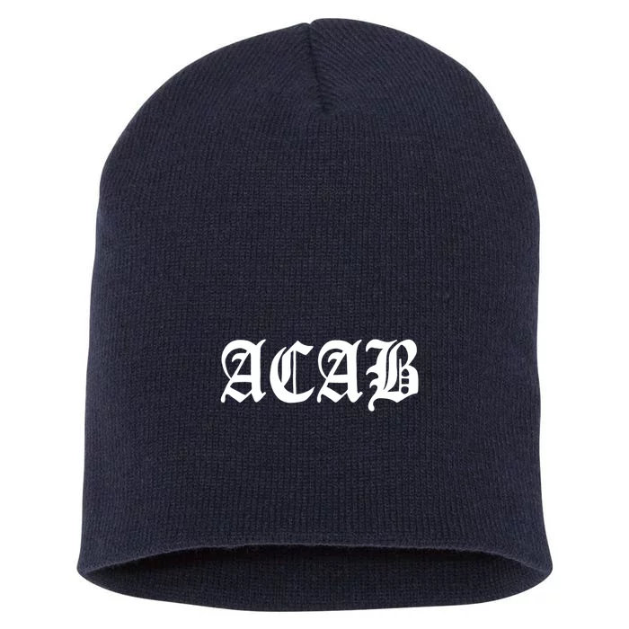 Acab Short Acrylic Beanie