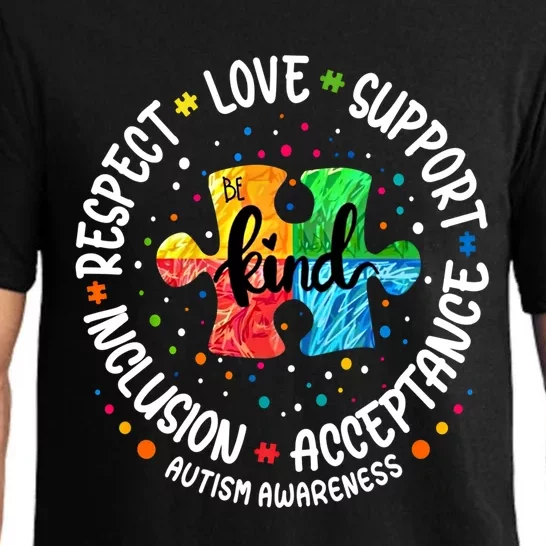 Autism Awareness Cute Gift Respect Love Support Autism Gift Pajama Set