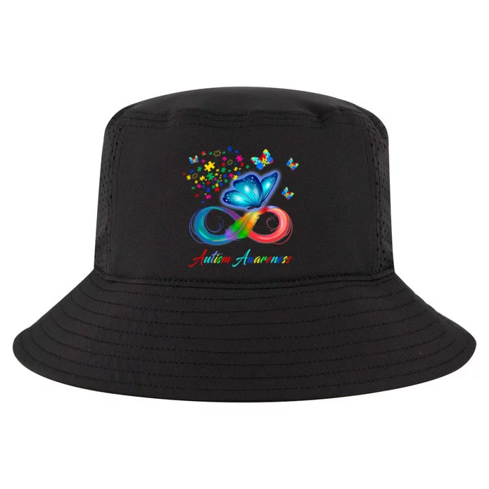 Autism Awareness Colorful Butterfly Cool Comfort Performance Bucket Hat