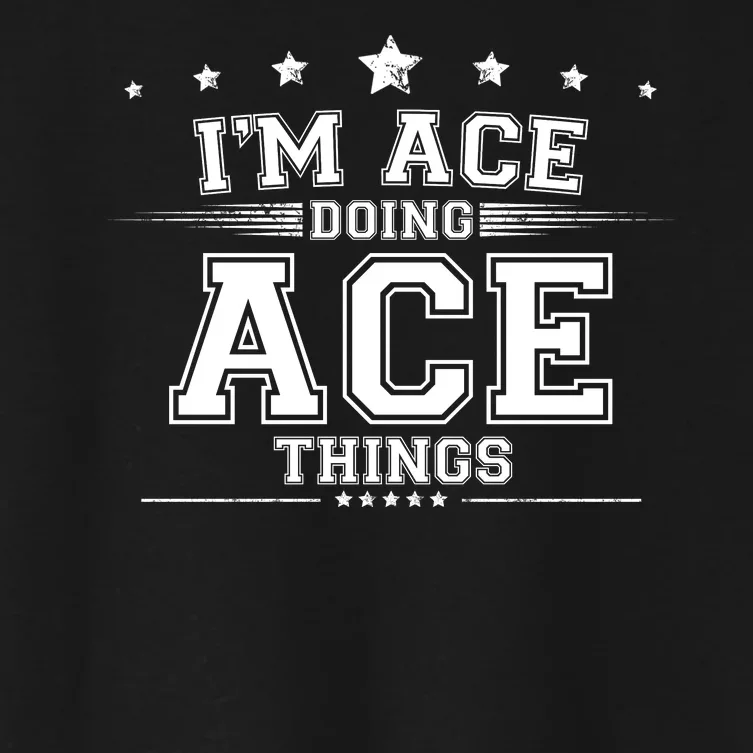 Ace Women's Crop Top Tee