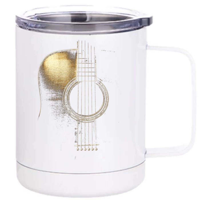 Acousticguitarlite(Pleaseseedescription) Front & Back 12oz Stainless Steel Tumbler Cup