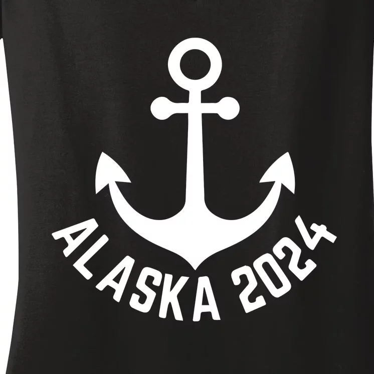 Alaska Alska Cruise Vacation Women's V-Neck T-Shirt