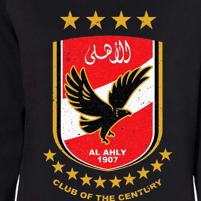 Al Ahly Club Supporter Fan Egypt Egyptian Womens California Wash Sweatshirt