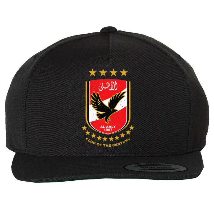 Al Ahly Club Supporter Fan Egypt Egyptian Wool Snapback Cap