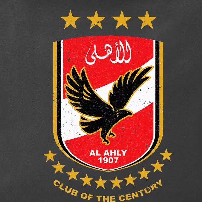 Al Ahly Club Supporter Fan Egypt Egyptian Zip Tote Bag