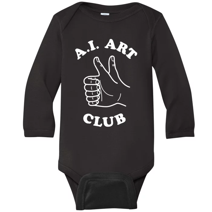 A.i Art Club Baby Long Sleeve Bodysuit