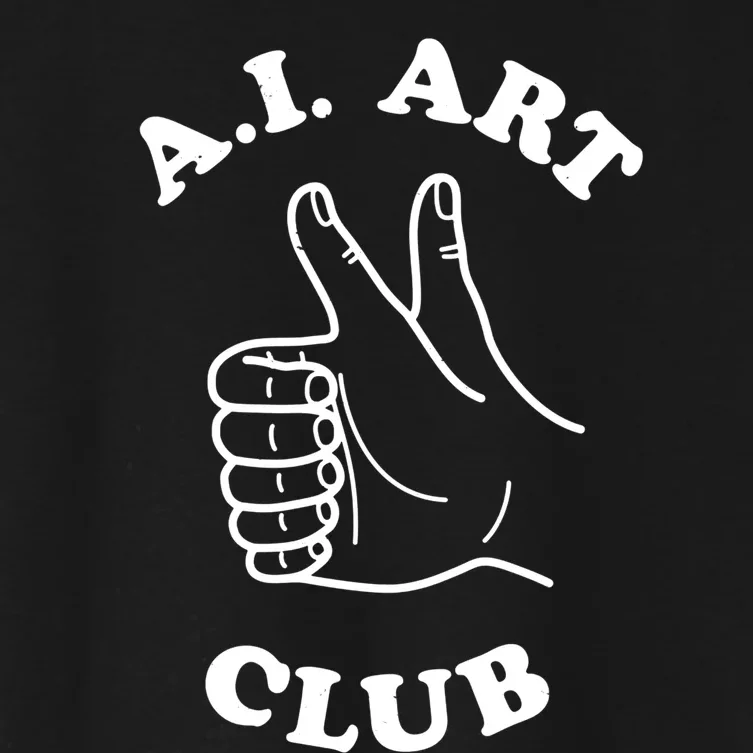 A.i Art Club Women's Crop Top Tee