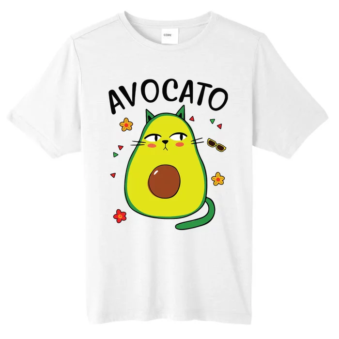 Avocato Avocado Cat Cinco De Mayo Funny Women ChromaSoft Performance T-Shirt