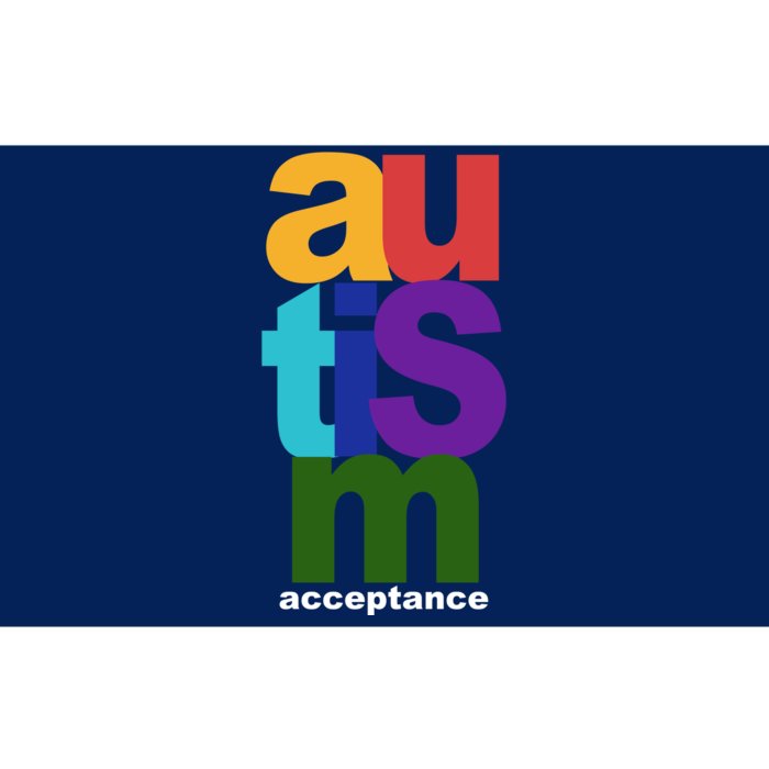 Autism Acceptance Colorful Bumper Sticker