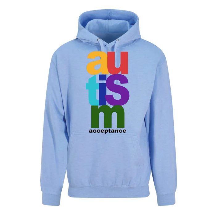 Autism Acceptance Colorful Unisex Surf Hoodie