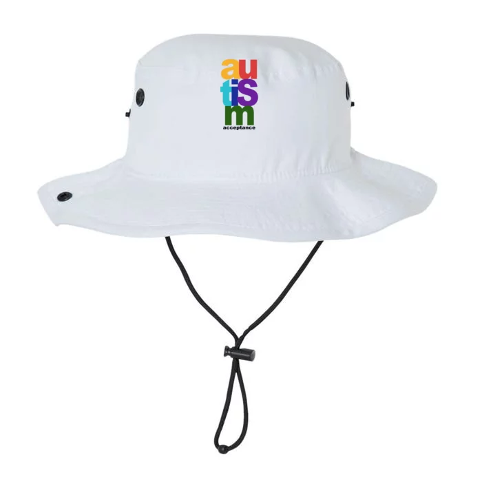 Autism Acceptance Colorful Legacy Cool Fit Booney Bucket Hat