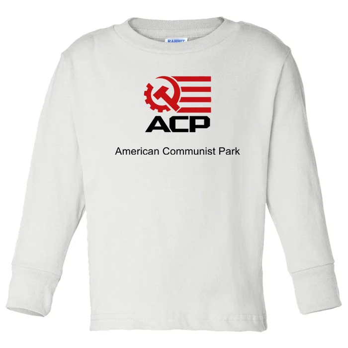 Acp American Communist Party Toddler Long Sleeve Shirt