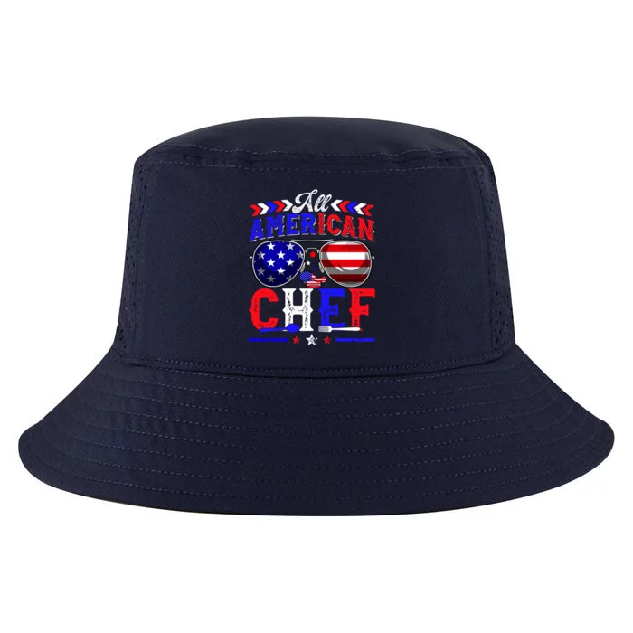 All American Chef Sunglasses Patriotic 4th Of July Gift Cool Comfort Performance Bucket Hat