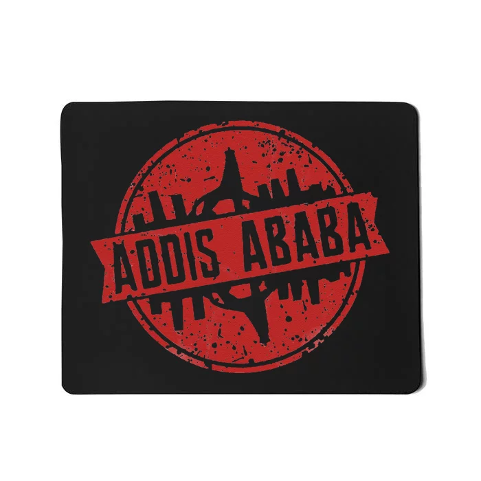 Addis Abeba City Skyline Ethiopian Capital City Mousepad