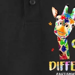 Autism Awareness Cute Giraffe Animal Its Ok To Be Different Dry Zone Grid Performance Polo