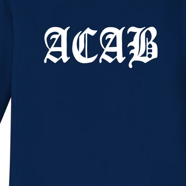 Acab Baby Long Sleeve Bodysuit