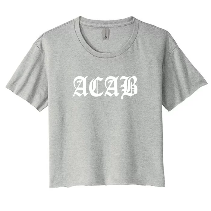 Acab Women's Crop Top Tee