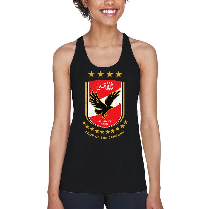 Al Ahly Club Supporter Fan Egypt Egyptian Women's Racerback Tank