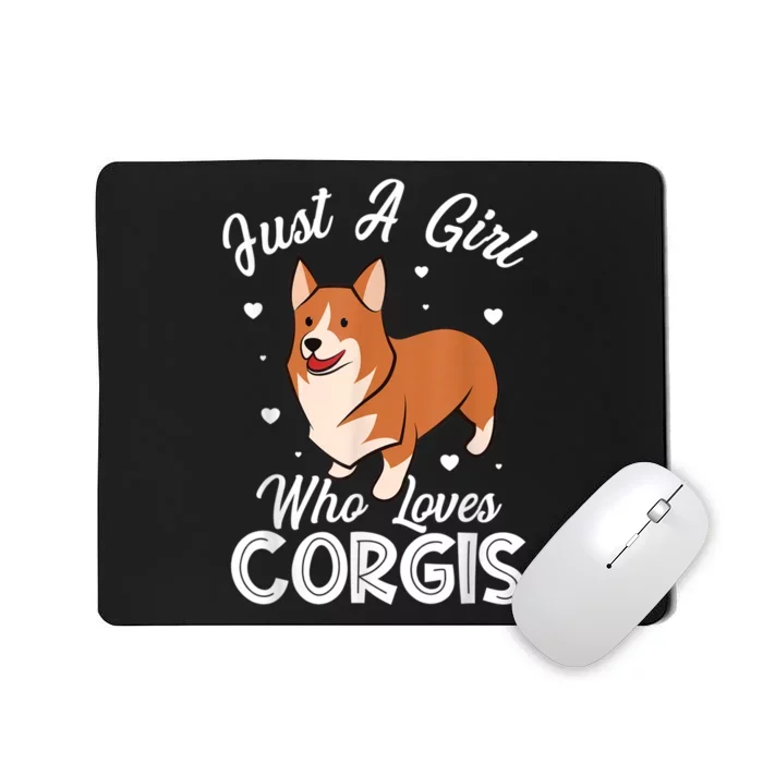 Awesome Artistic Corgi Dog Lover Tee Cute Dog Lover Design Mousepad