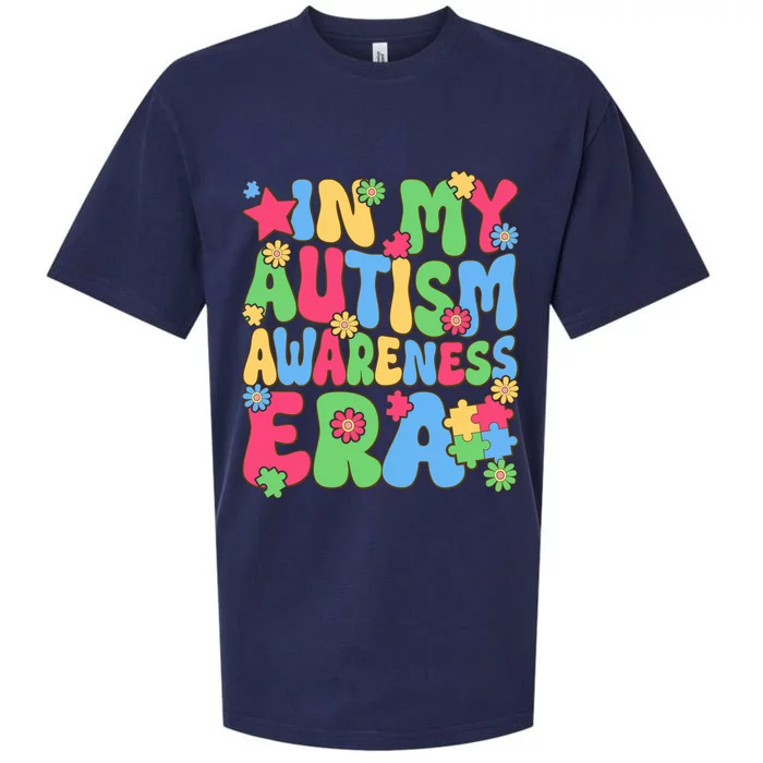 Autism Awareness Colorful Message Sueded Cloud Jersey T-Shirt