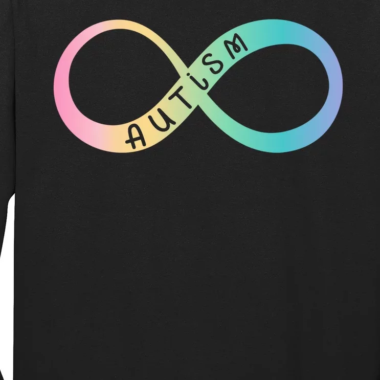 Autism Awareness Colorful Neurodiversity Symbol Long Sleeve Shirt