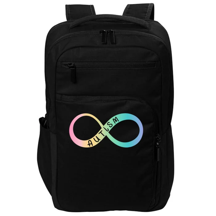 Autism Awareness Colorful Neurodiversity Symbol Impact Tech Backpack