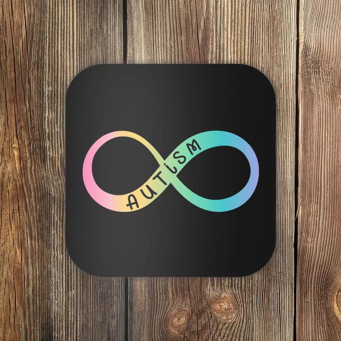 Autism Awareness Colorful Neurodiversity Symbol Coaster