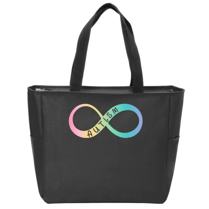 Autism Awareness Colorful Neurodiversity Symbol Zip Tote Bag